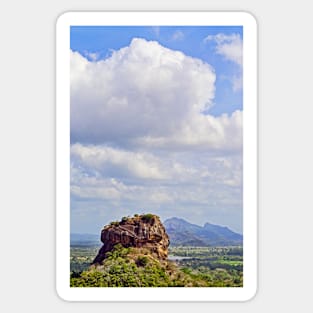 Sigiriya from Pidarungula. Sticker